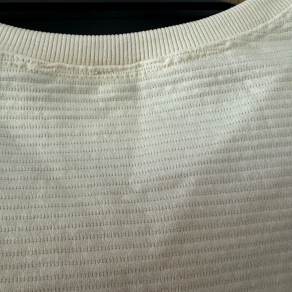 Aerie - Cream Stretch Crop Top, XS, - Picture 5 of 6